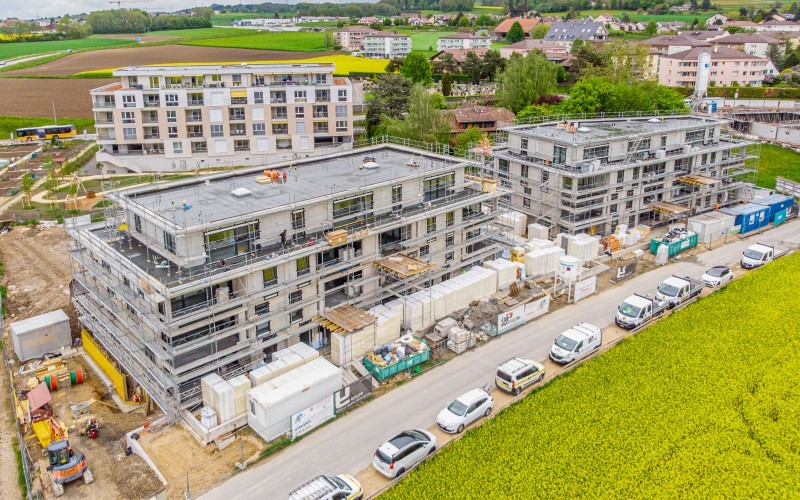 Equitim : Cheseaux, pose de la première pierre